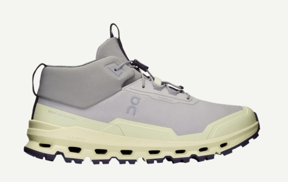 ON Cloudhero Mid Waterproof Kids Silver Seedling sz 4 Youth 5.5 Women